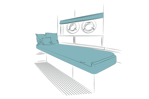 Bench seat / Backrest / Cushion Bench seat / Backrest / Cushion
